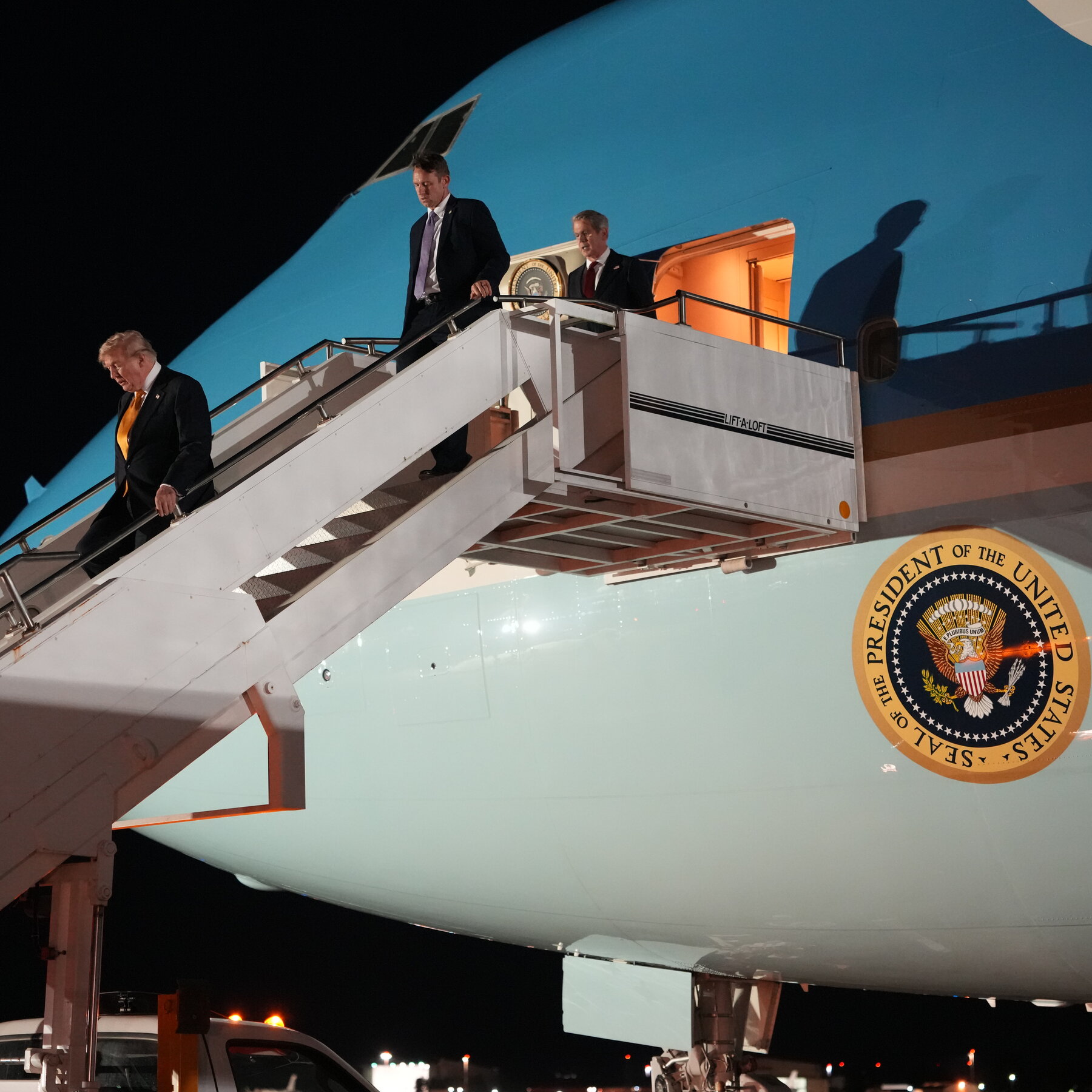 Which Trump Officials Joined Him on His Secret Flight Out of Turkey?