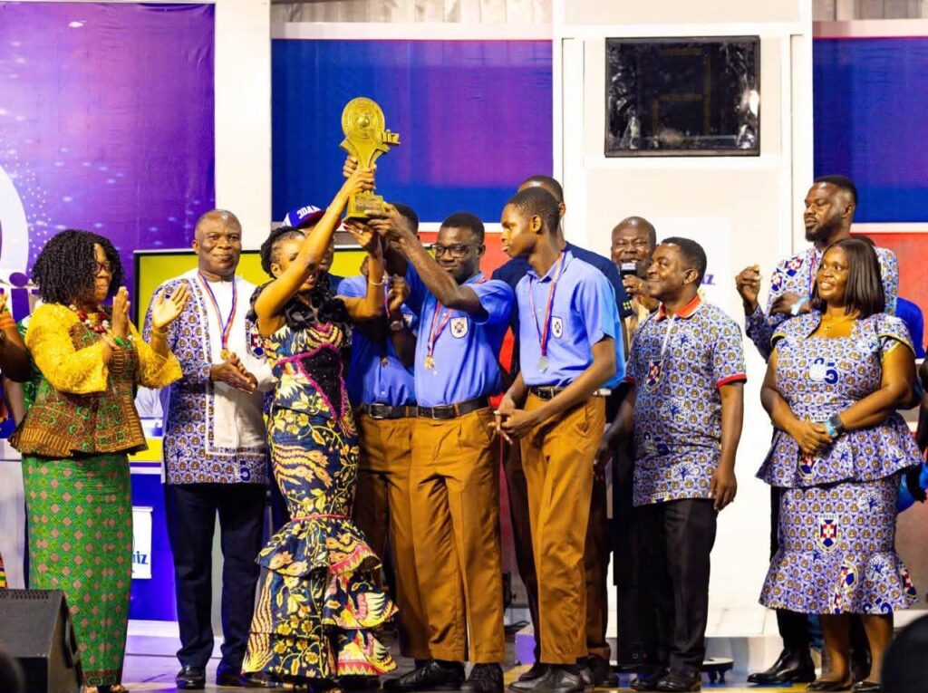 Ɔdadeɛ Global Executives congratulate PRESEC on historic 9th NSMQ trophy
