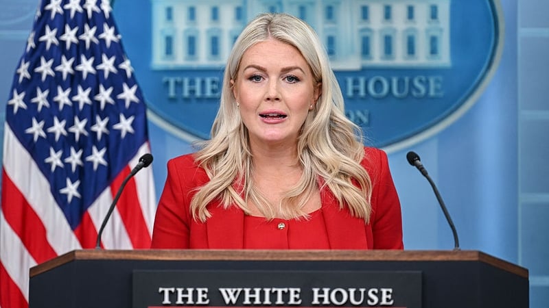 Leavitt to leave US press secretary job this month