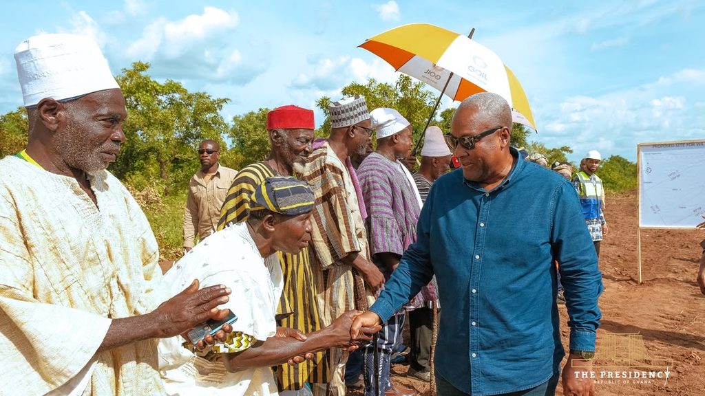President Mahama inspects proposed Wa Airport site as ‘Resetting Ghana Tour’ ends