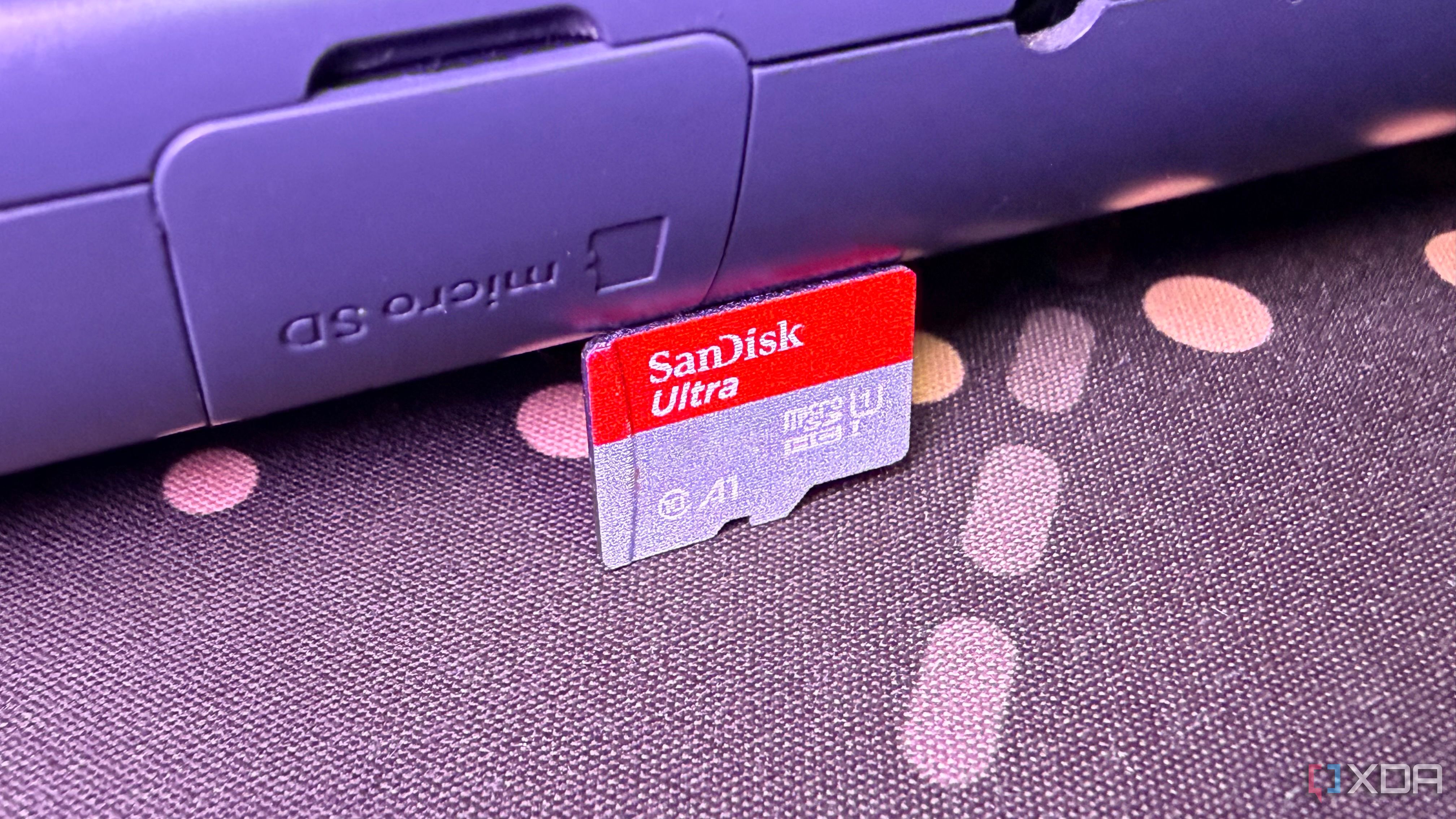I ditched 2TB SSD upgrade plan for a 1TB microSD card, and the speed difference matters way less than I expected