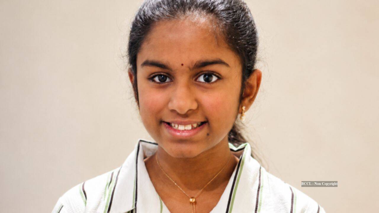 Meet Nithya Tammana, 11, who built a $38 moss filter to remove lead from water