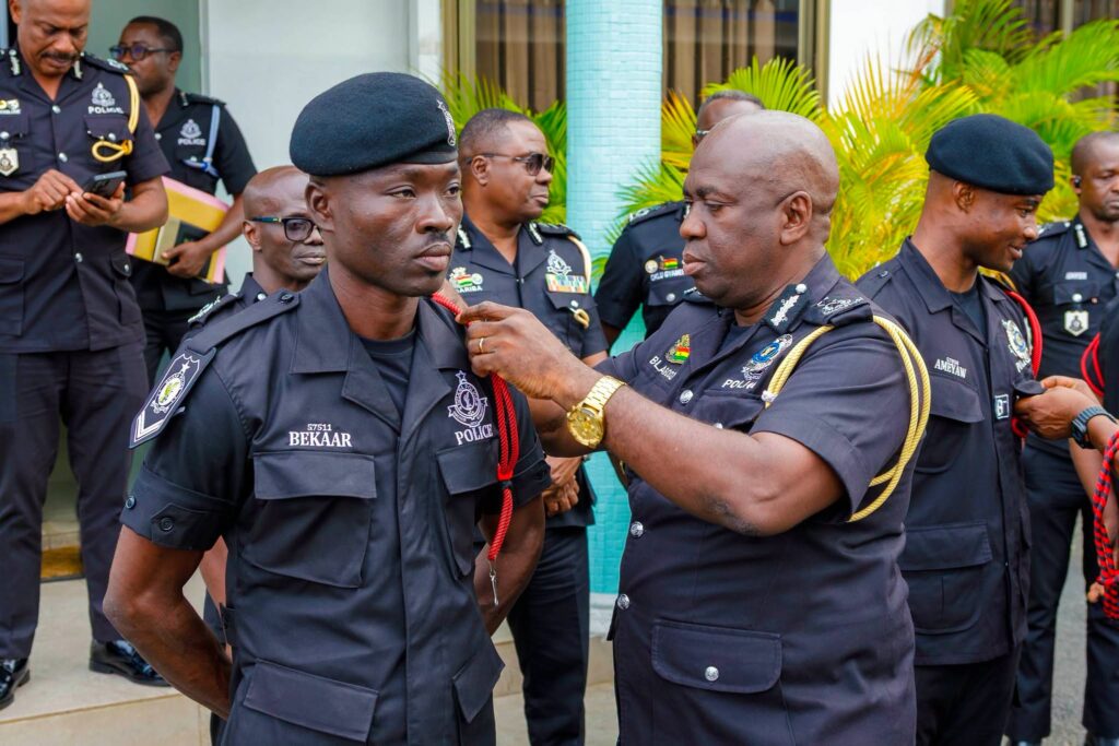 IGP rewards four officers after successful Upper West robbery operation