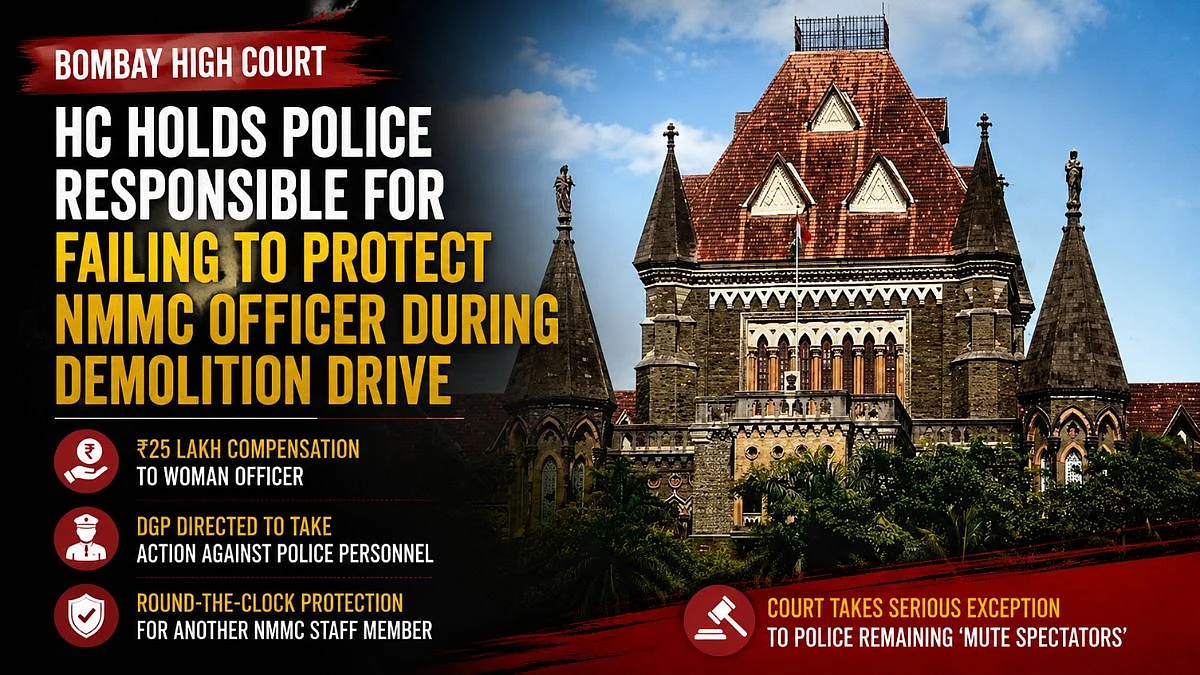 Bombay HC Orders ₹25 Lakh Compensation After NMMC Officer Allegedly Suffers Miscarriage Following Assault During Demolition