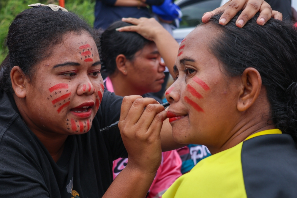 Temiar facial art tradition embraces a modern touch while preserving its heritage