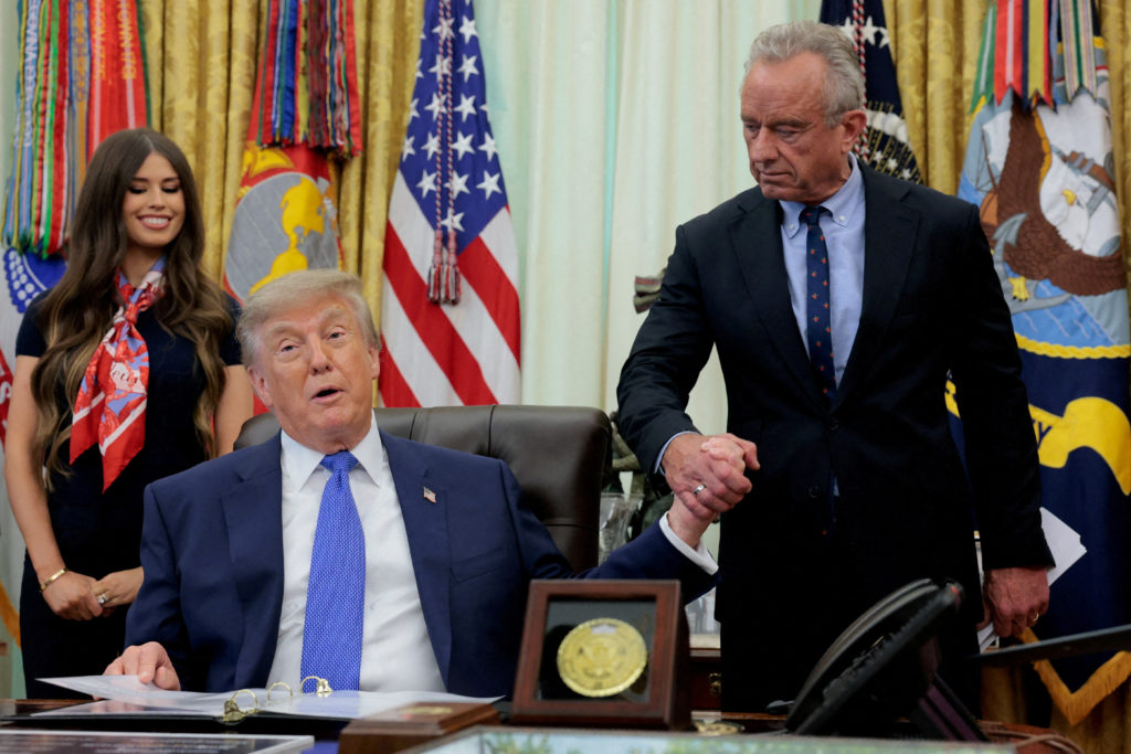 Trump's vaccine order hands some MAHA voters a win. It also gives Democrats an attack line