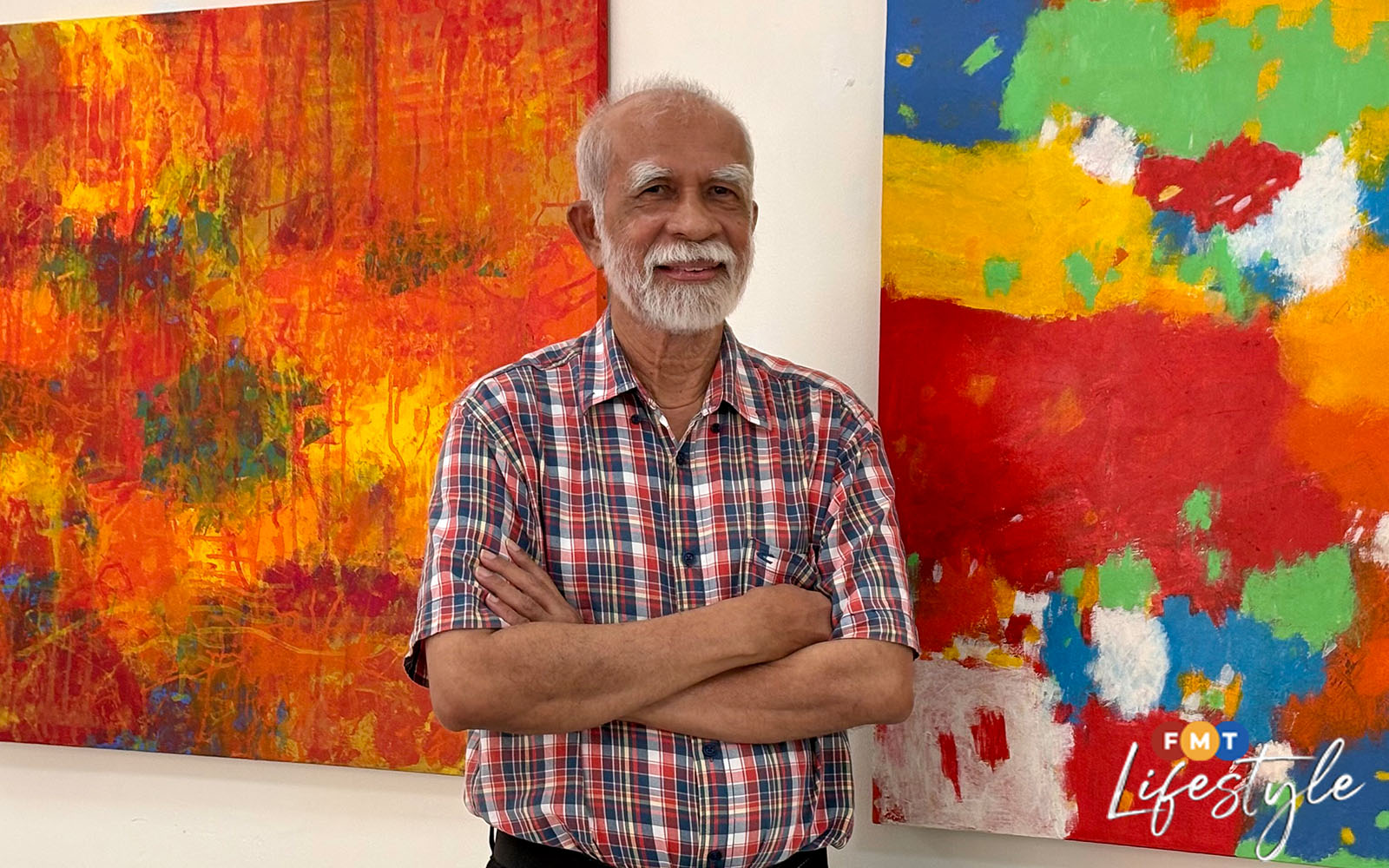 Artists aged 14 to 77 unite in colourful exhibition