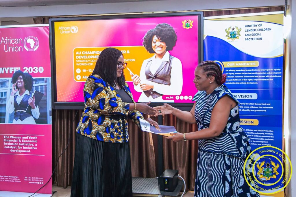 Ghana receives final work plan for AU Champion on Gender and Development