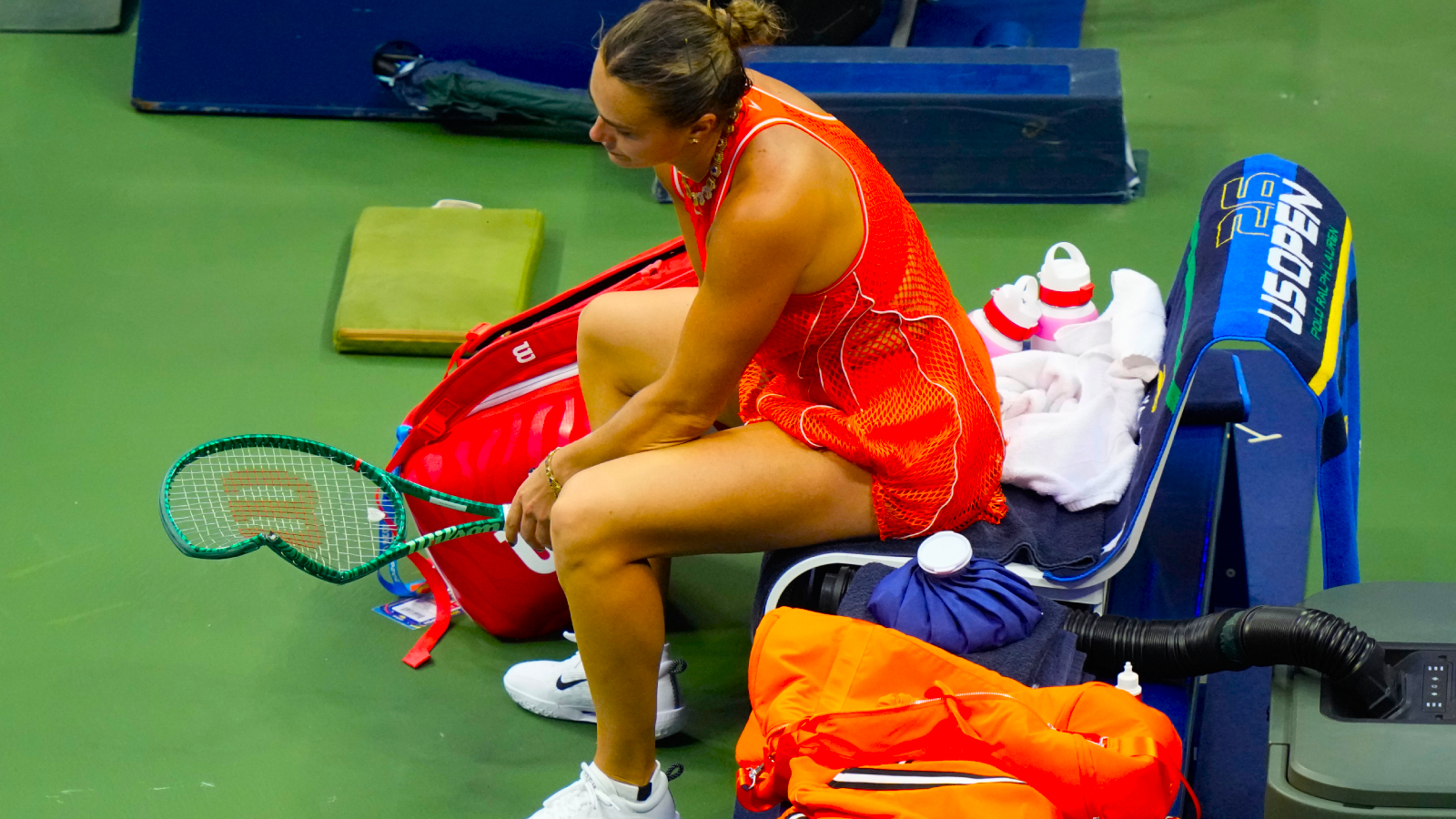Watch: Aryna Sabalenka destroys racquet after losing US Open title, World No 1 spot