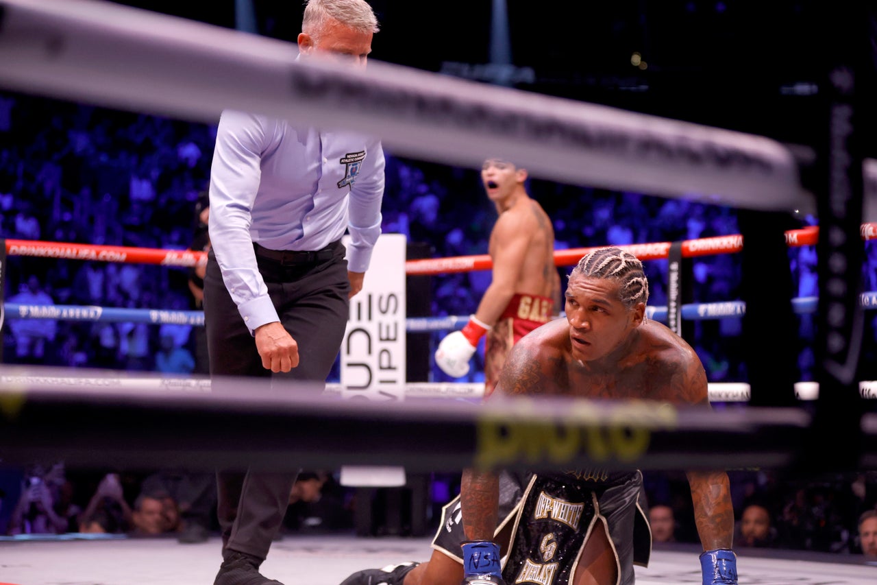 Ryan Garcia wipes out Conor Benn in two rounds in emphatic end to Briton’s world-title dream