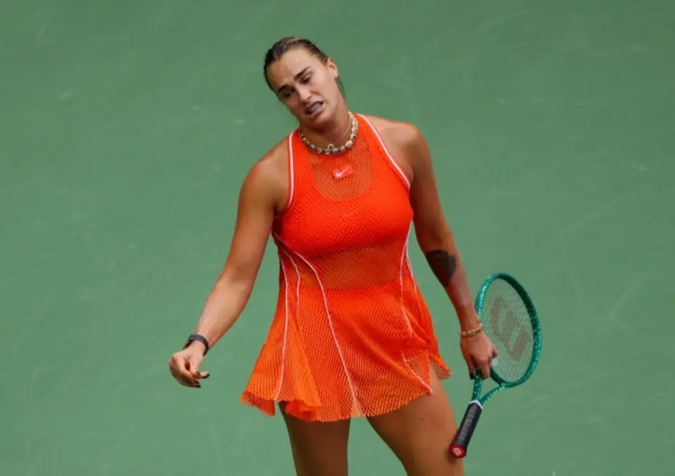 Sabalenka feels weight of three-peat in US Open final loss