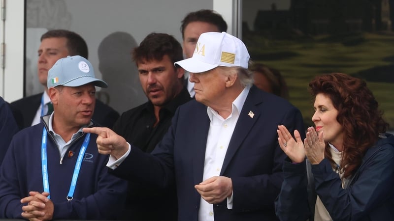 Trump to attend final round of Irish Open, meet Martin