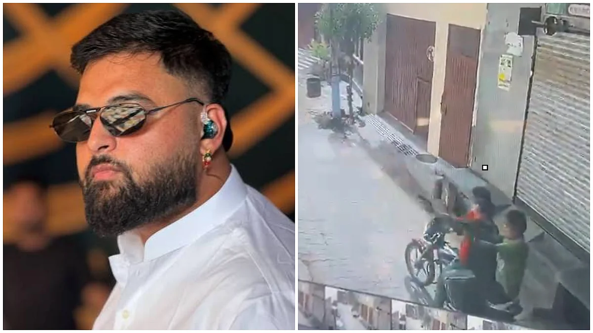 Firing Outside Punjabi Singer Gulab Sidhu's House In Punjab's Barnala; CCTV Footage Shows 3 Masked Men Firing Multiple Rounds