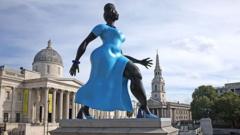 'Everywoman' statue unveiled in Trafalgar Square