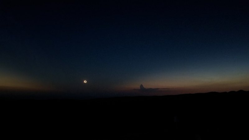 The solar eclipse is seen across Europe