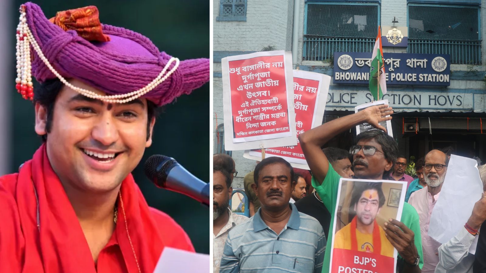 Kolkata cops summon Congress leaders over protest against Bageshwar Baba