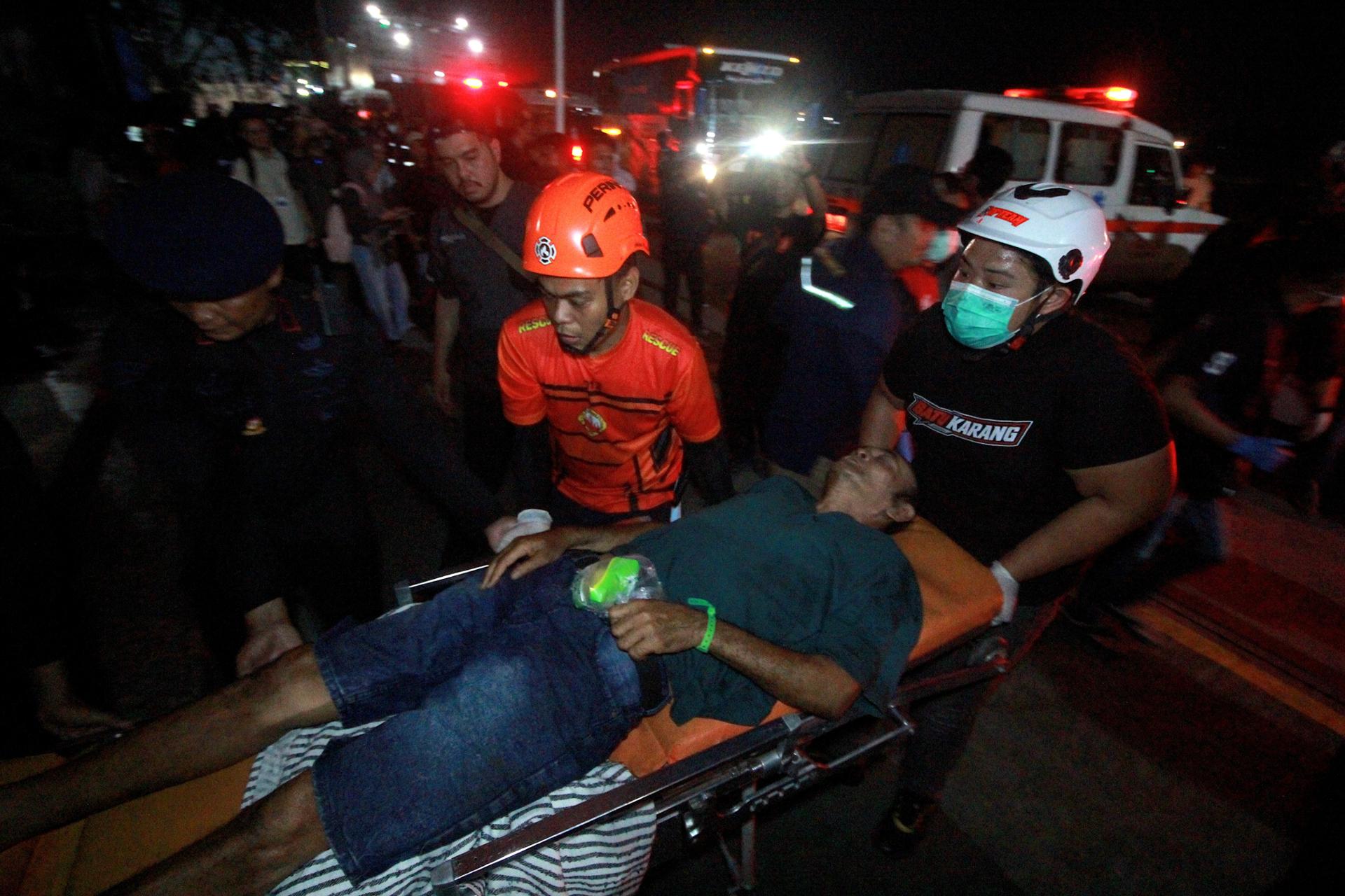 Indonesia says 6 killed, 129 missing after ferry capsizes off Java