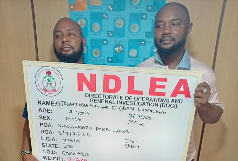 NDLEA intercepts Colorado shipments from UK, recovers drugs hidden in speakers
