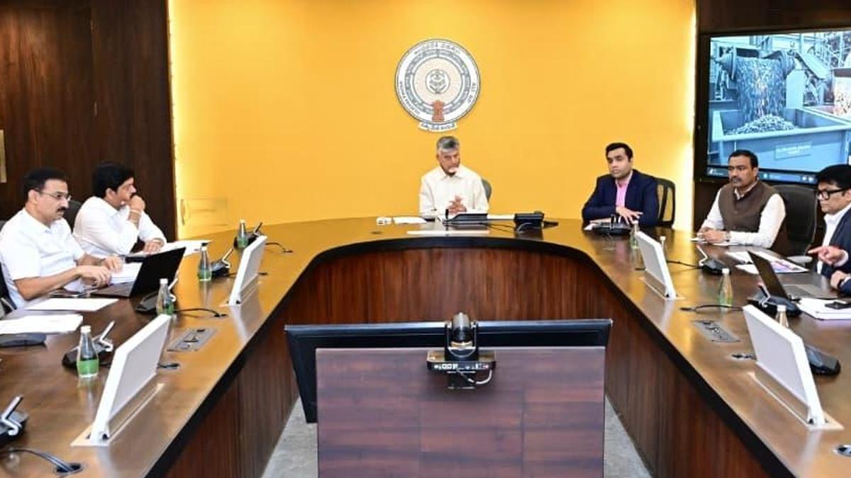 A.P. CM Naidu calls for value addition to beach sand minerals