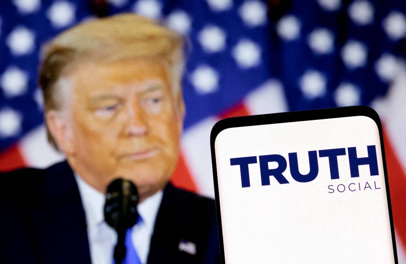 Trump sued over sale of access to Truth Social posts