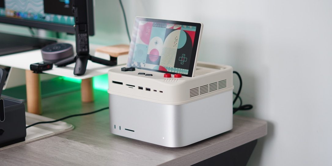 This unique retro dock adds a flip-up display, Thunderbolt 5, & 8TB storage to your Mac [Video]