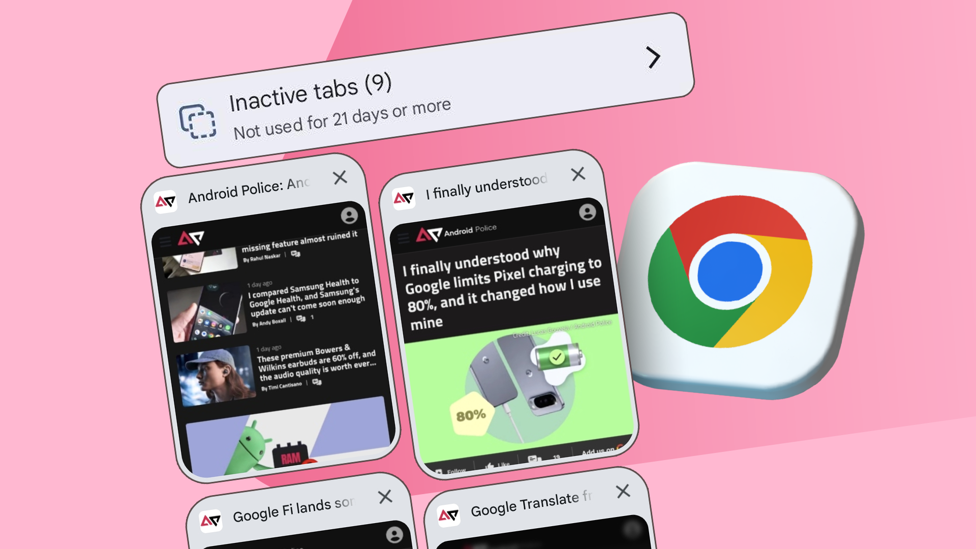 I stopped closing mobile tabs manually after tweaking this browser memory setting in Chrome