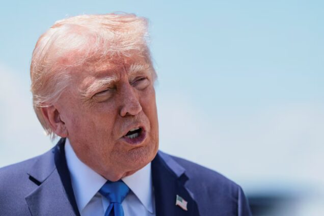Trump doubles down on united Ireland comments on day two of visit