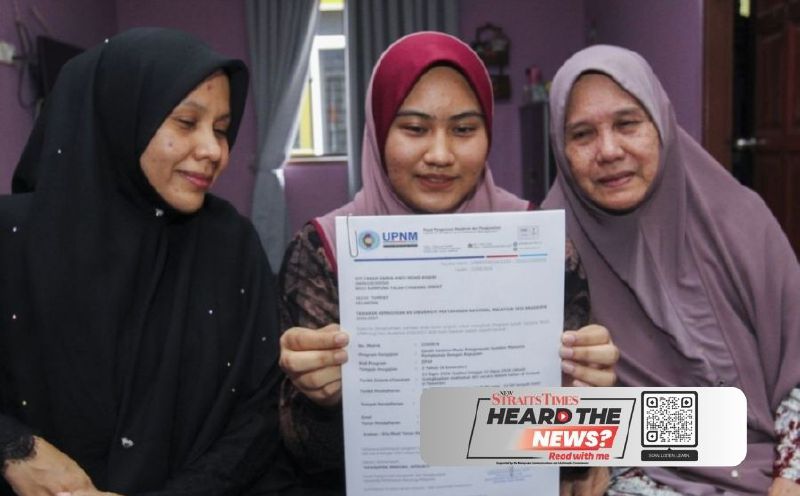 Siti Farah battles financial hurdle to military dream