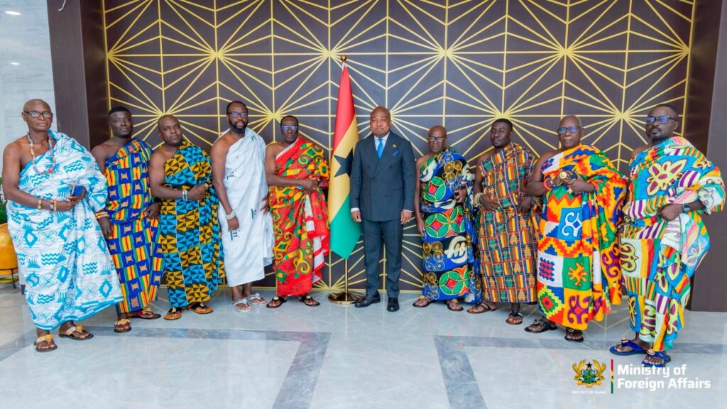 Ablakwa receives Volta Regional House of Chiefs, expresses gratitude for commendation