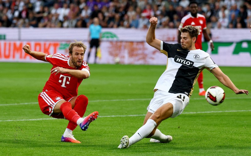 Kane edges Bayern past Elversberg in Bundesliga