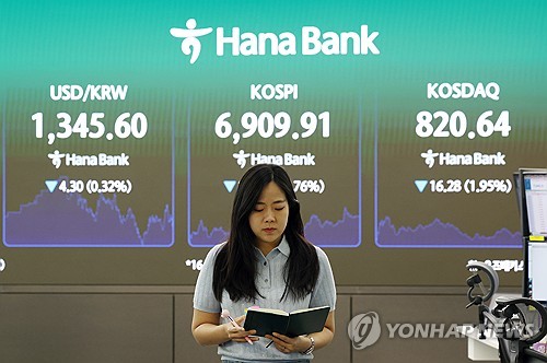 Seoul stocks open sharply lower amid Mideast uncertainty