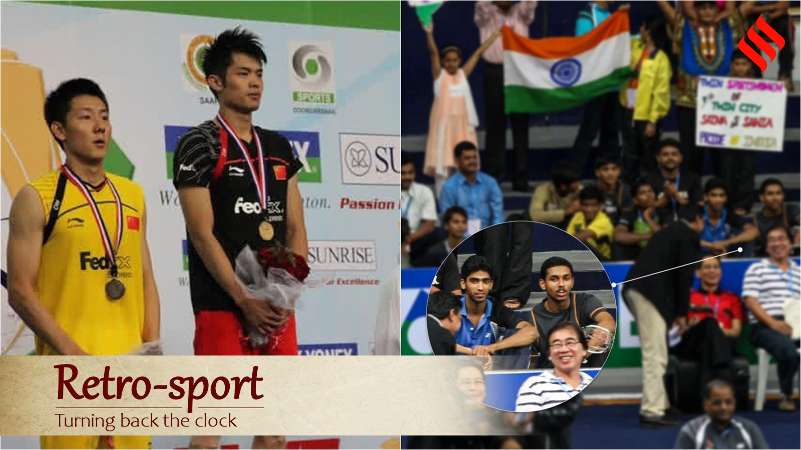 First racquet of a superstar, watching Taufik Live & disappearing English