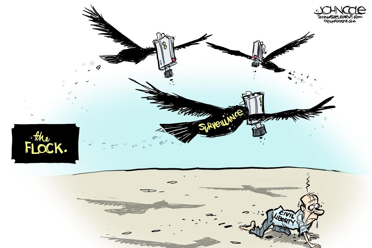 Flock cameras and civil liberties