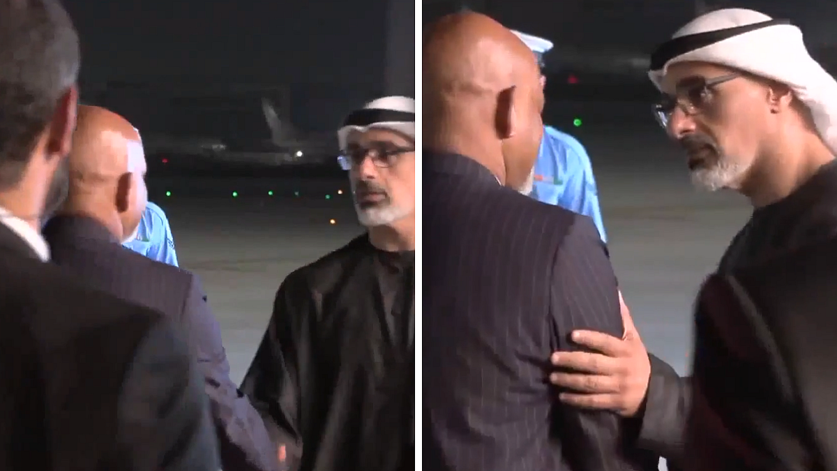 Abu Dhabi Crown Prince Sheikh Khaled Wins Praise For Turning Back To 'Thank Indian Driver' While Concluding BRICS Visit; Video Viral
