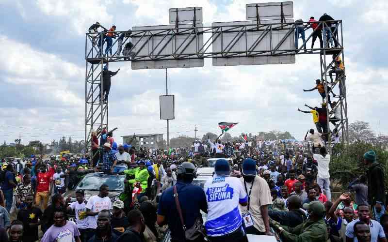 Five-hour capture: How Sifuna stormed city in bold show of strength