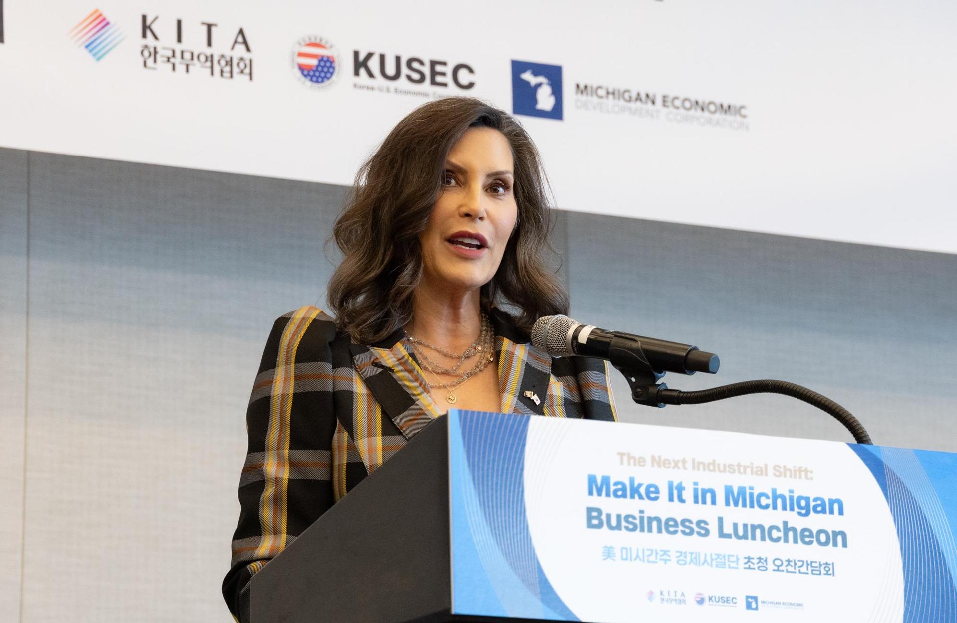 Michigan governor courts Korean businesses' investments