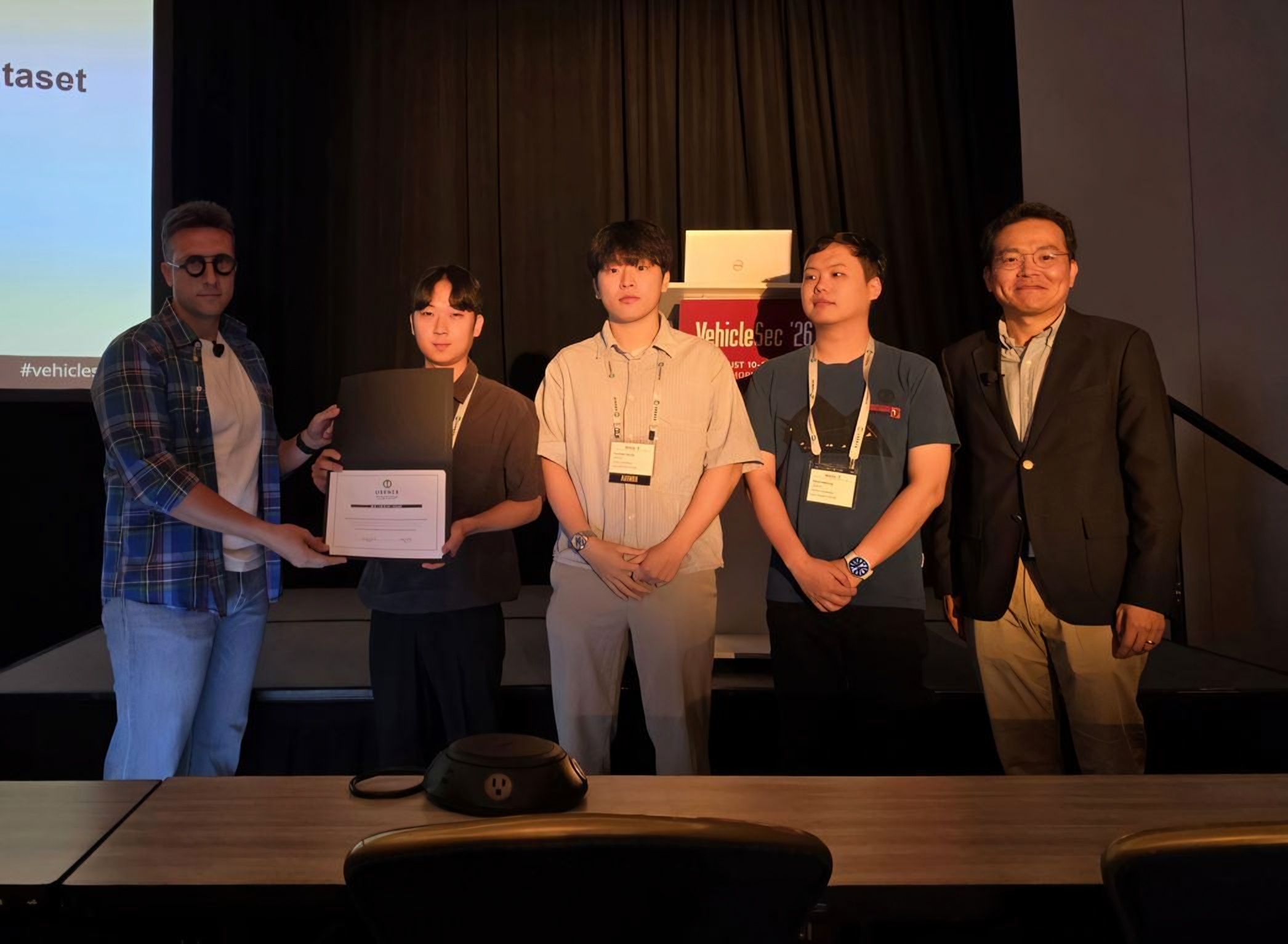 Korea Univ.-Kookmin Univ. joint research team wins top vehicle security award