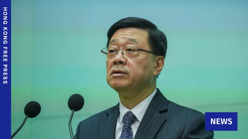 Hong Kong’s Five-Year Plan will adhere to ‘capitalist system’ and One Country, Two Systems principle – leader John Lee