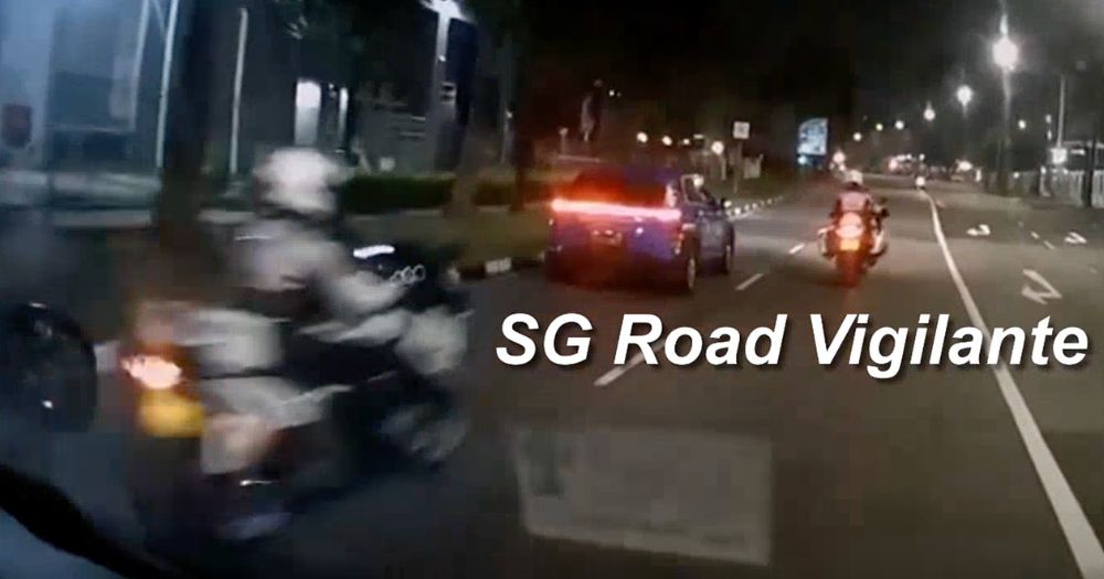 3 Traffic Police officers being investigated for riding in unsafe manner, caught on dashcam footage in Ubi