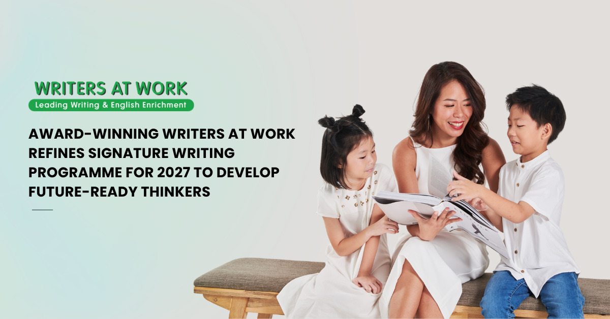 WRITERS AT WORK updates primary writing programme for 2027 curriculum