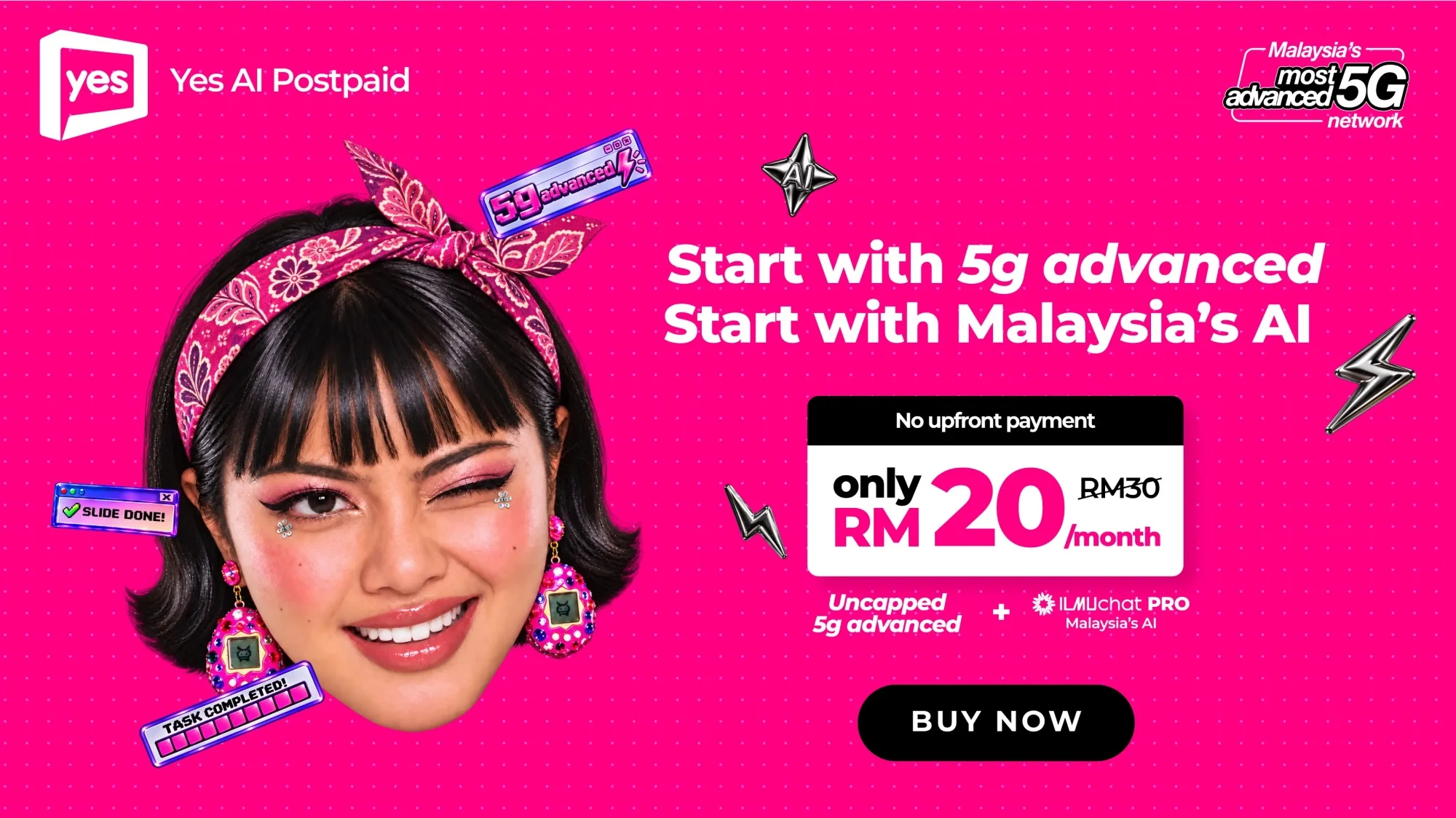 Yes AI 30 Rolls Out As 5G Postpaid Plan With ILMUchat Pro Access