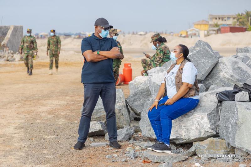 Deputy Chief of Staff directs wetland rehabilitation following kpeshie lagoon area clearance