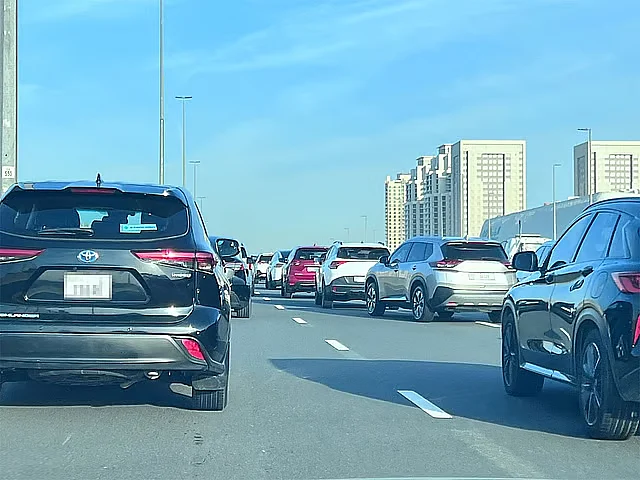 Dubai-Sharjah traffic report: Heavy delays on E11 and E311