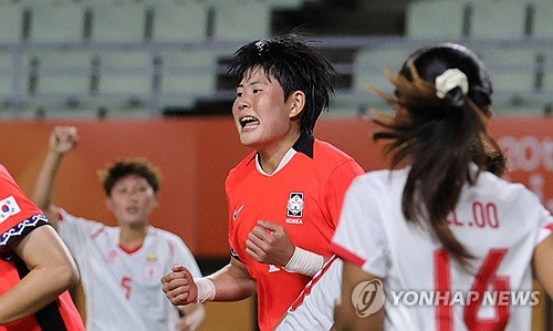 (LEAD) (Asiad) S. Korea shut down Myanmar to kick off women's football tournament