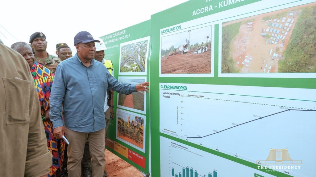 Space reserved along Accra-Kumasi Expressway for railway line – Mahama
