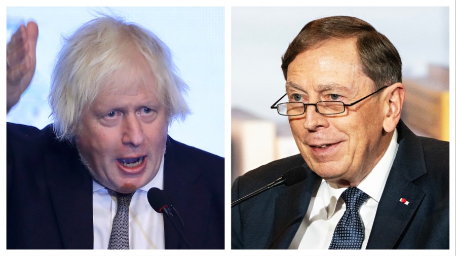 Russian drone almost hit former CIA director; may have targeted Boris Johnson