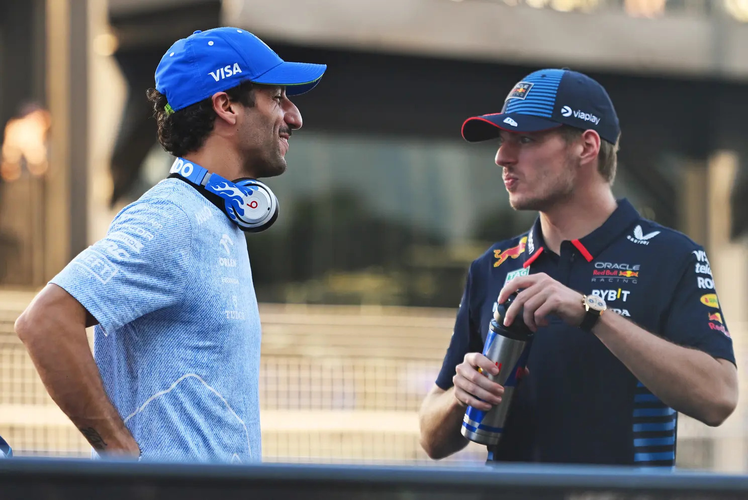 Ricciardo stays in touch with Verstappen: 'But Norris is horrible at that'