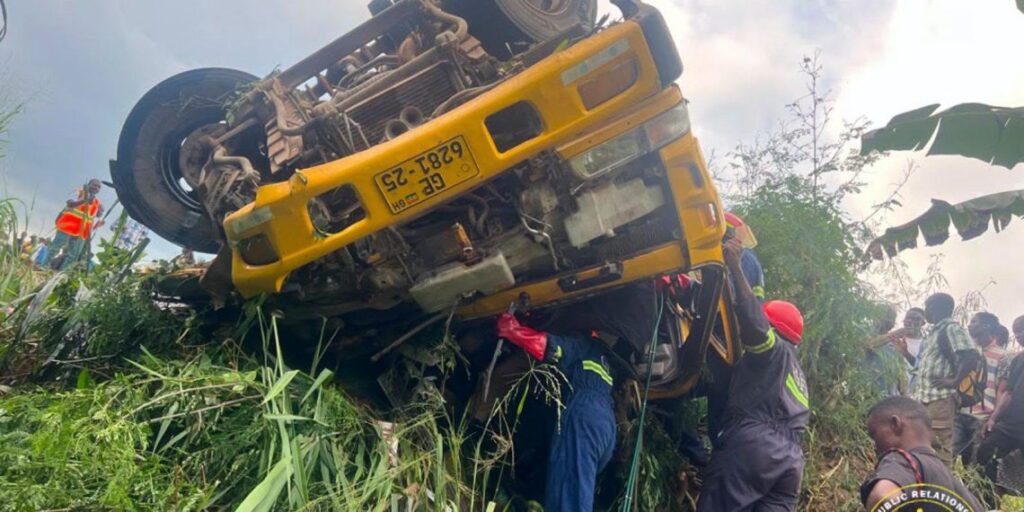 One dead, five injured in crash on Accra–Kumasi Highway