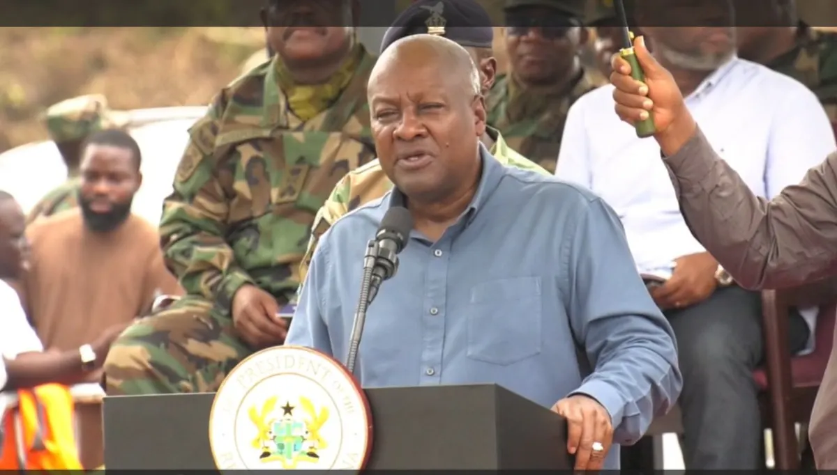 It's a shame Ghana’s 2 largest cities have been linked by single carriageway for 70 years – Mahama