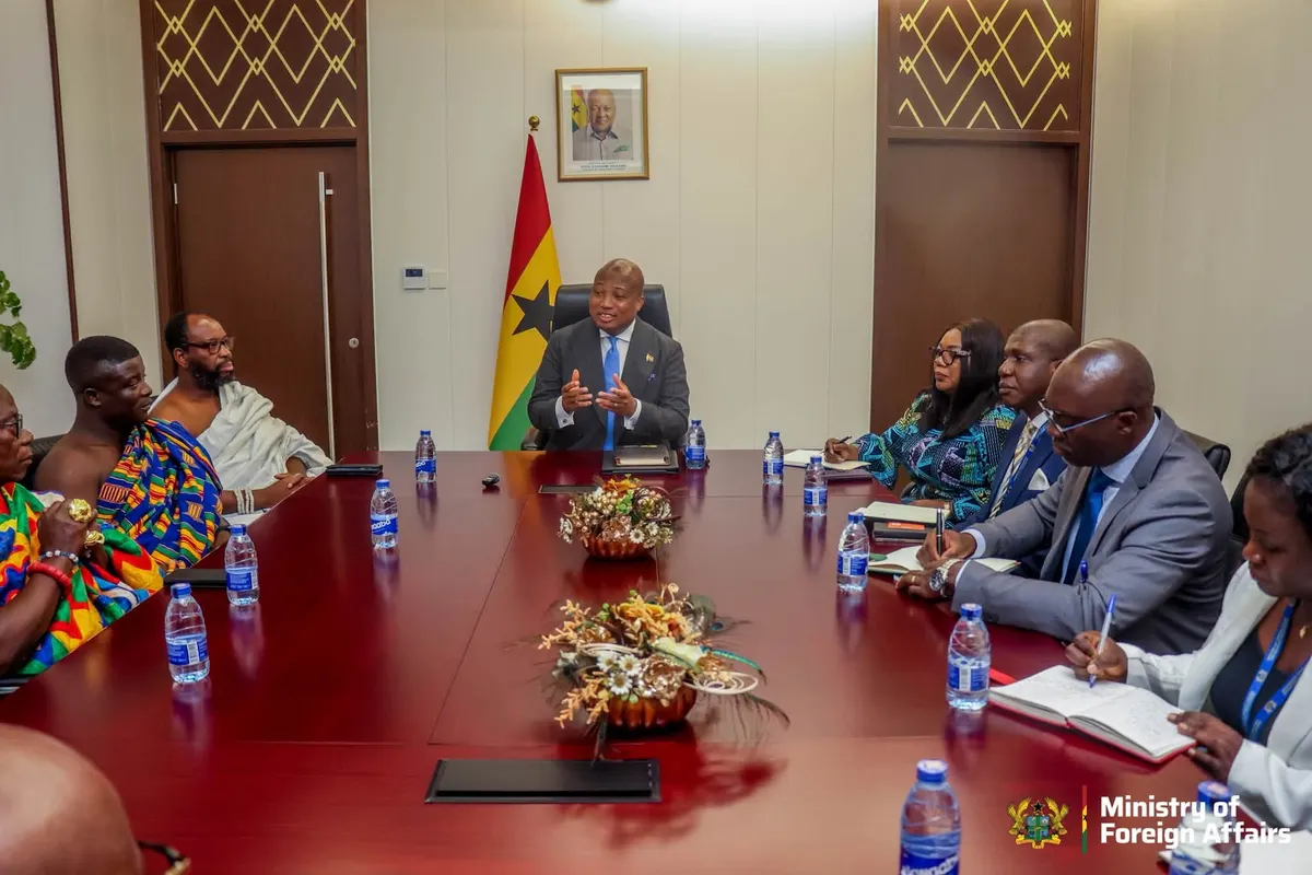 Foreign Affairs Minister engages Volta Regional House of Chiefs